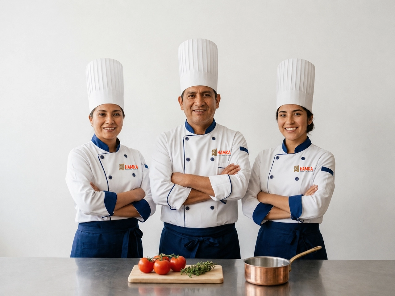 Equipo de chefs de Hamka comprometidos con el servicio